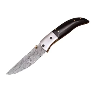 Bull Horn Handle Pocket Knife