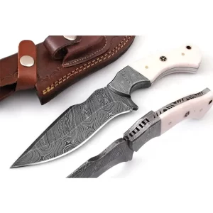 Custom Size Damascus Steel Skinner Knife