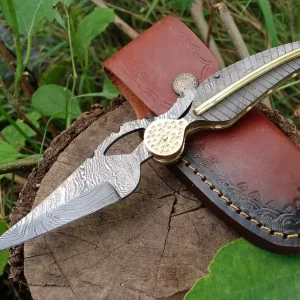 Full Damascus Steel Outdoor Pocket Knife