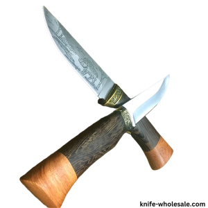 Fashionable Pig Pattern Outdoor Knife